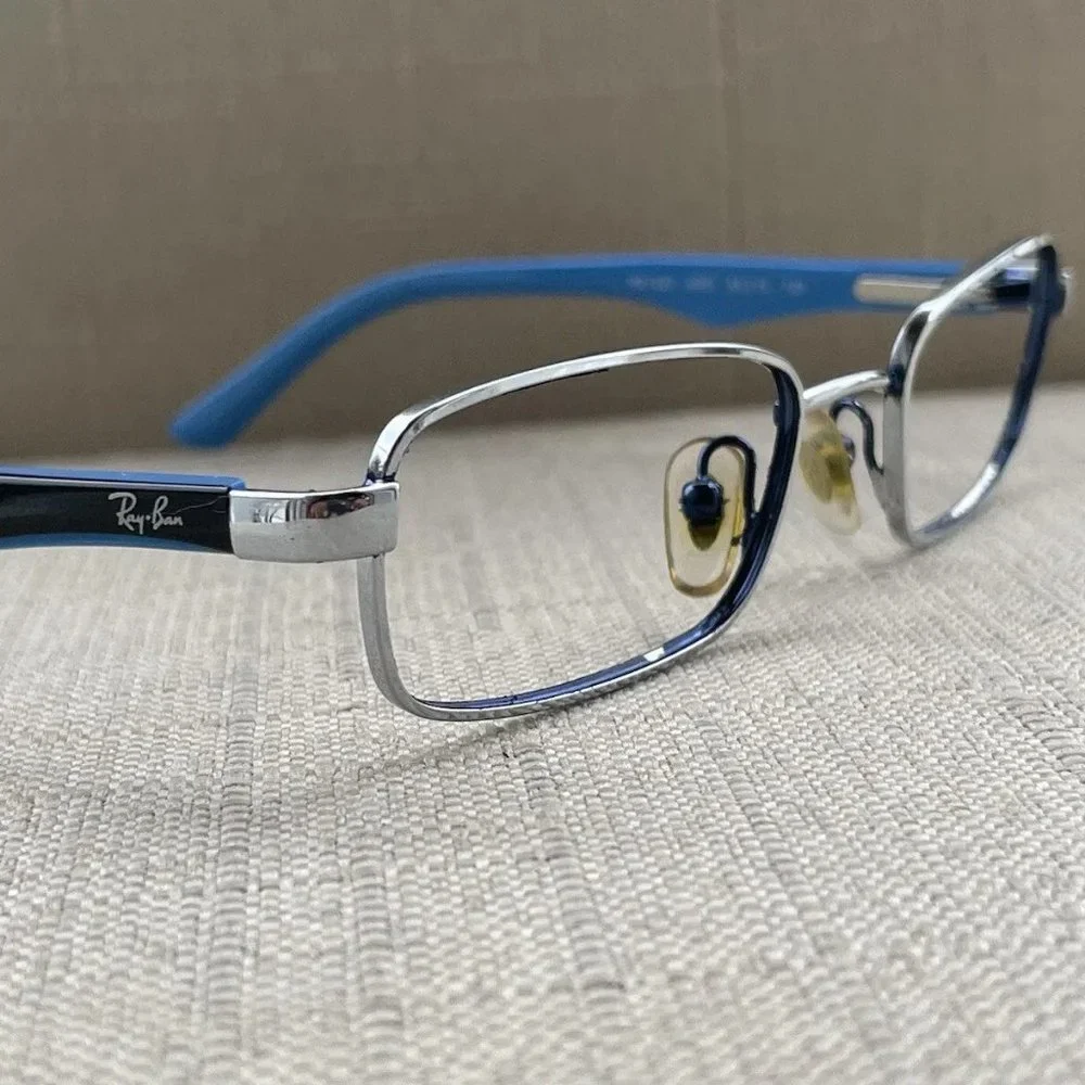 Ray-Ban Youth Kids Eyeglasses Frame Silver/Blue Glasses Rb1027 45[]16 125